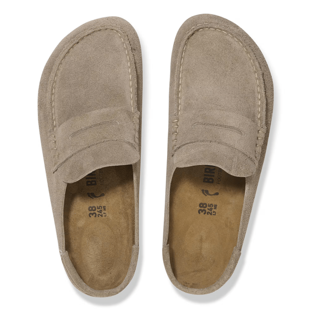 Birkenstock Women's Naples Wrapped Taupe Suede - 11017455 - Tip Top Shoes of New York