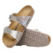 Birkenstock Women's Sydney Washed Metallic Silver Birki - 9013595 - Tip Top Shoes of New York