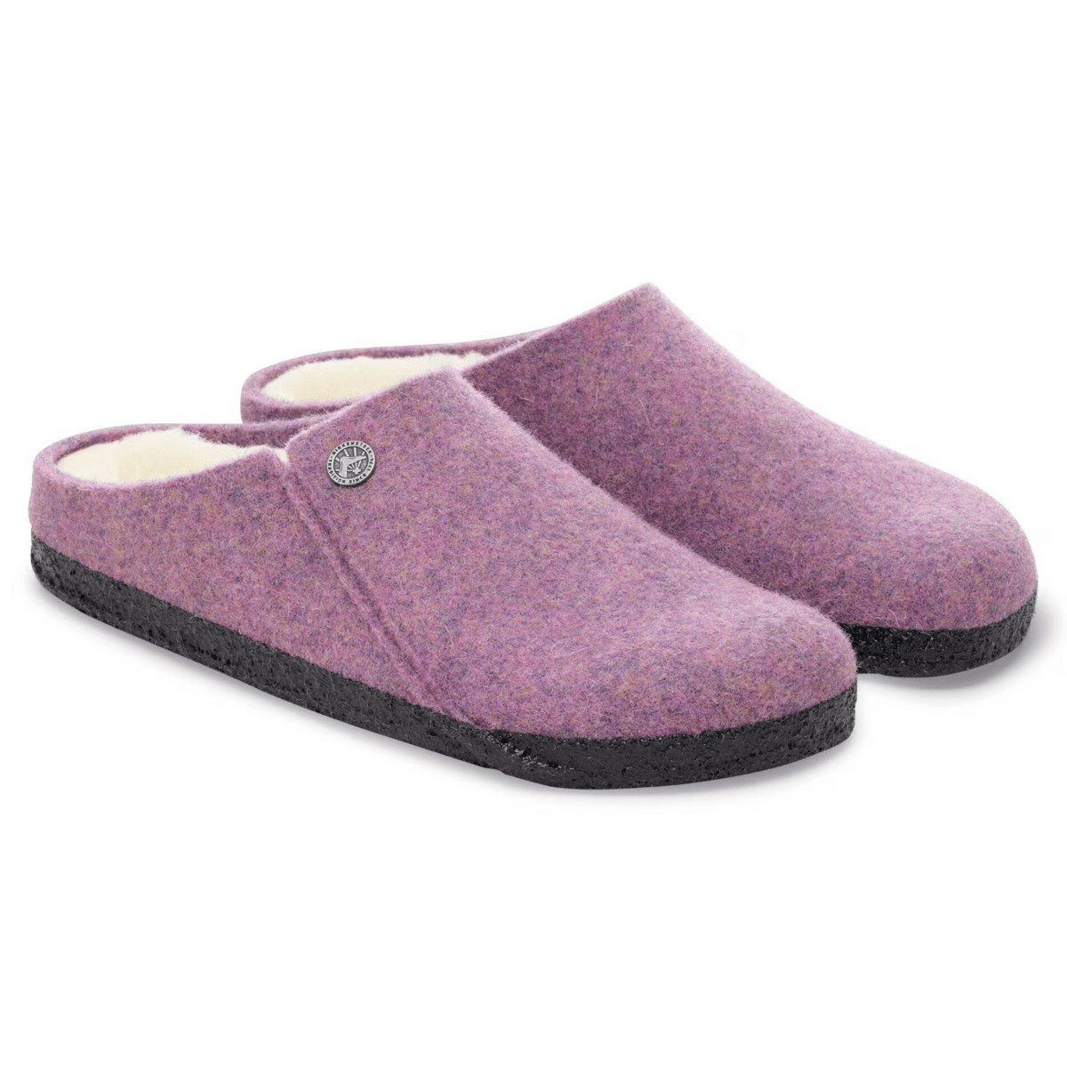 Birkenstock Women's Zermatt Shearling Mauve Wool Felt - 9023419 - Tip Top Shoes of New York