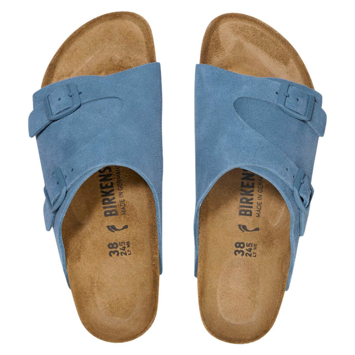 Birkenstock Women's Zurich Elemental Blue Suede - 9013524 - Tip Top Shoes of New York