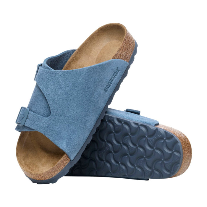 Birkenstock Women's Zurich Elemental Blue Suede - 9013524 - Tip Top Shoes of New York