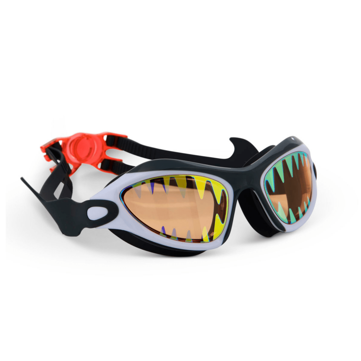Bling 2o Boys' Megamouth Black/Blue/Teal Swim Goggles - 5024850 - Tip Top Shoes of New York