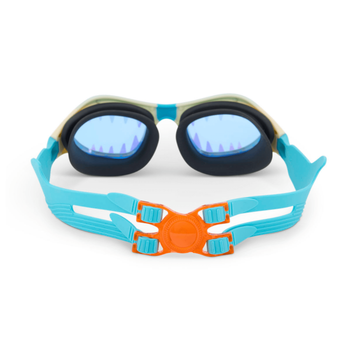 Bling 2o Boys' Megamouth Black/Blue/Teal Swim Goggles - 5024850 - Tip Top Shoes of New York