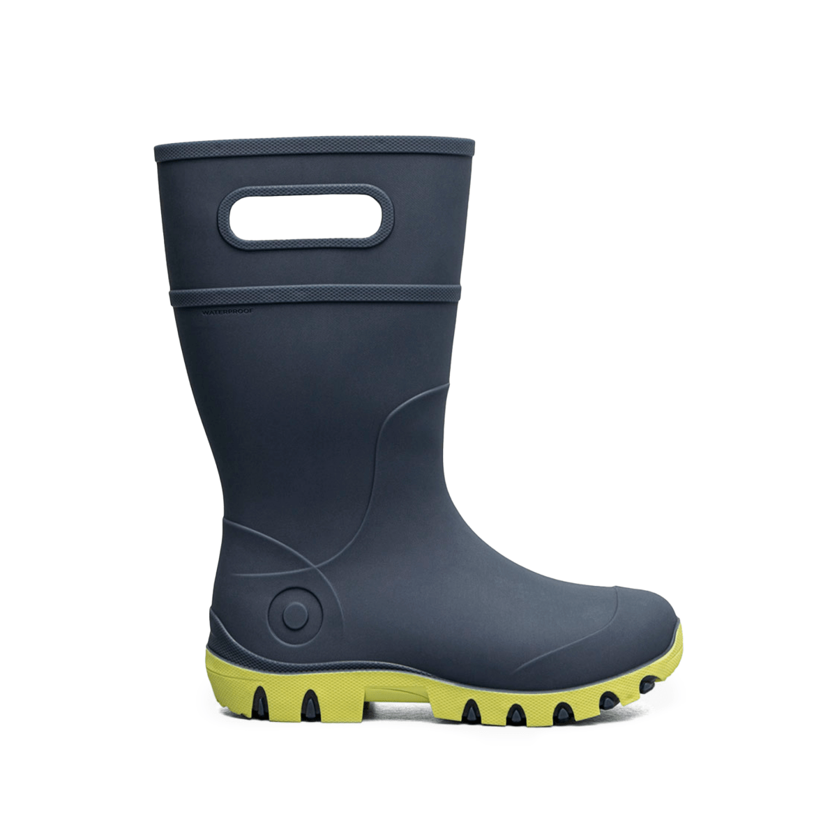 Bogs Kids Essential Rain Tall Navy/Yellow Waterproof - 1111706 - Tip Top Shoes of New York