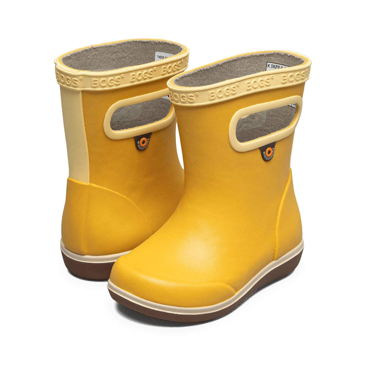 Bogs Toddlers Skipper 2 Solid Mustard Waterproof - 1111735 - Tip Top Shoes of New York