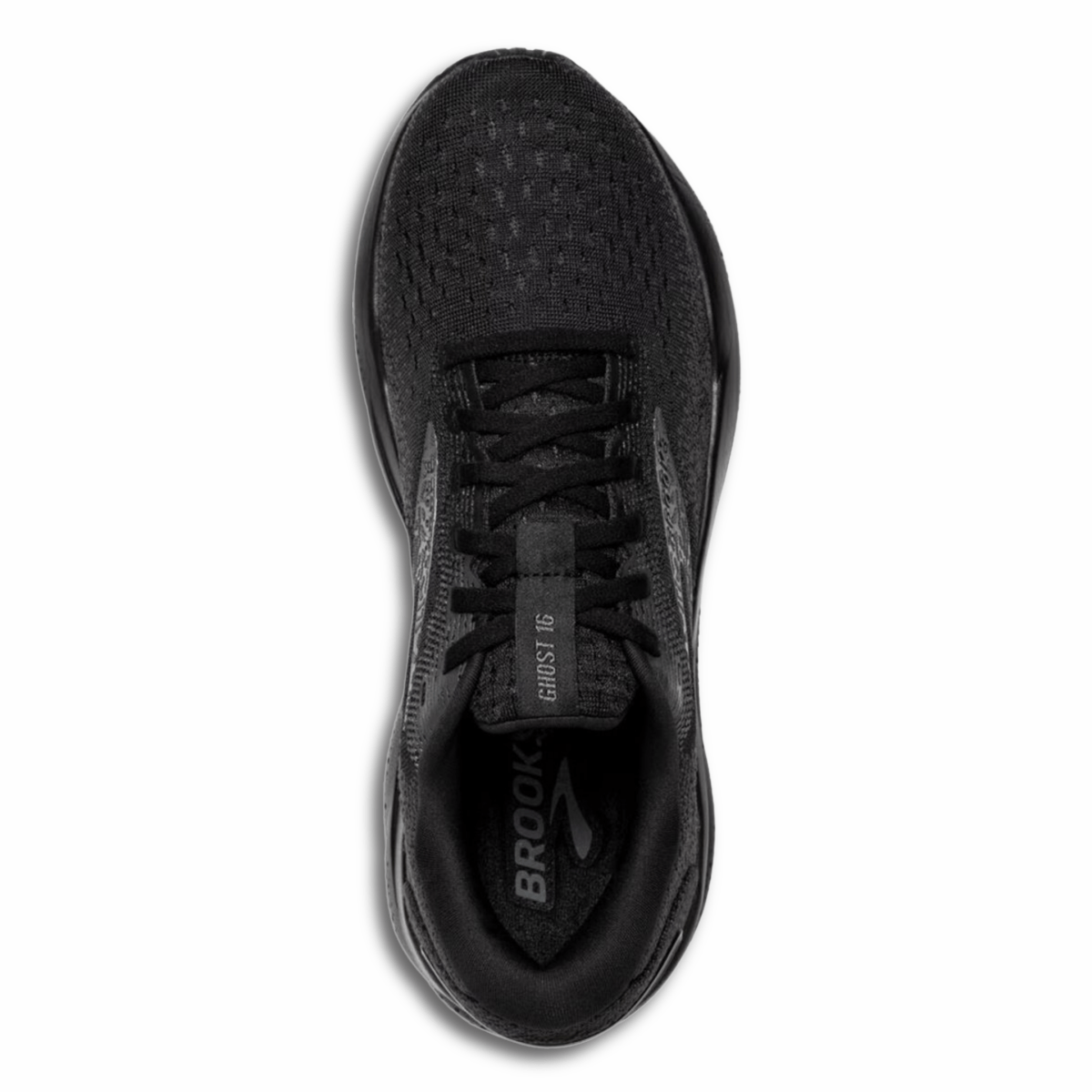 Brooks Men's Ghost 16 Black/Black/Ebony - 10050250 - Tip Top Shoes of New York