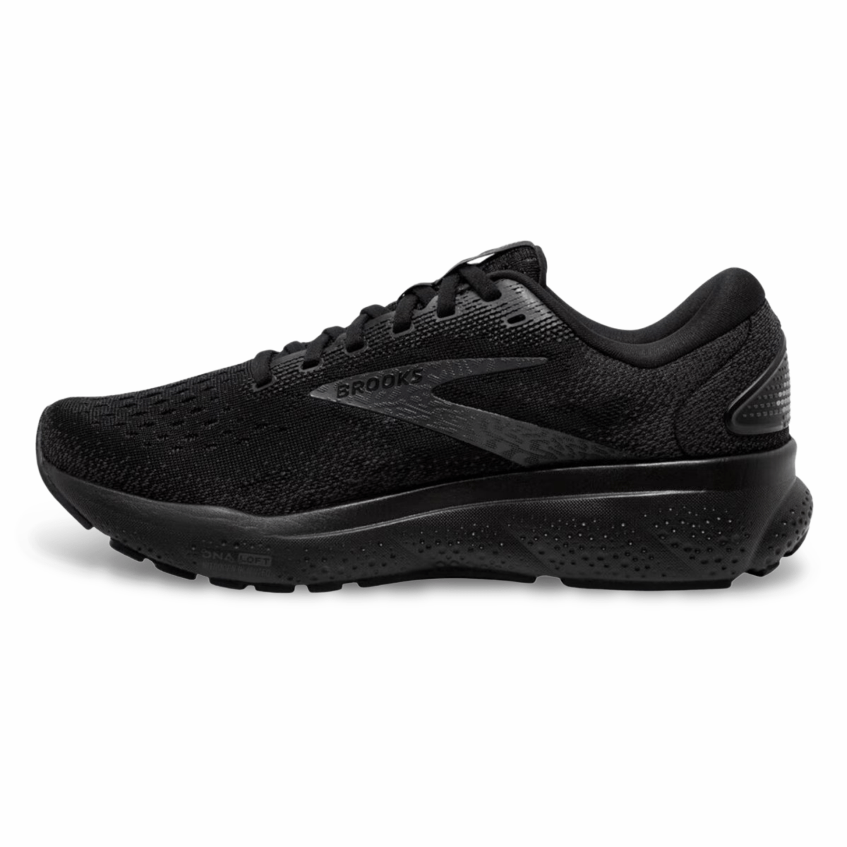 Brooks Men's Ghost 16 Black/Black/Ebony - 10050250 - Tip Top Shoes of New York