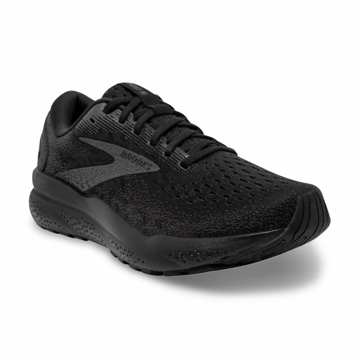 Brooks Men's Ghost 16 Black/Black/Ebony - 10050250 - Tip Top Shoes of New York