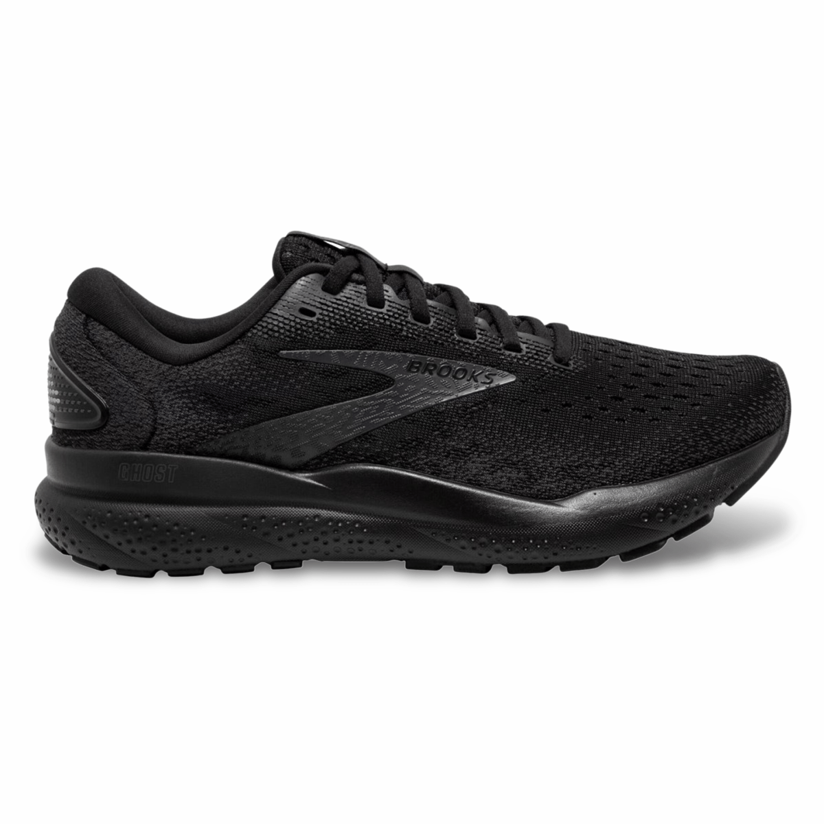 Brooks Men's Ghost 16 Black/Black/Ebony - 10050250 - Tip Top Shoes of New York