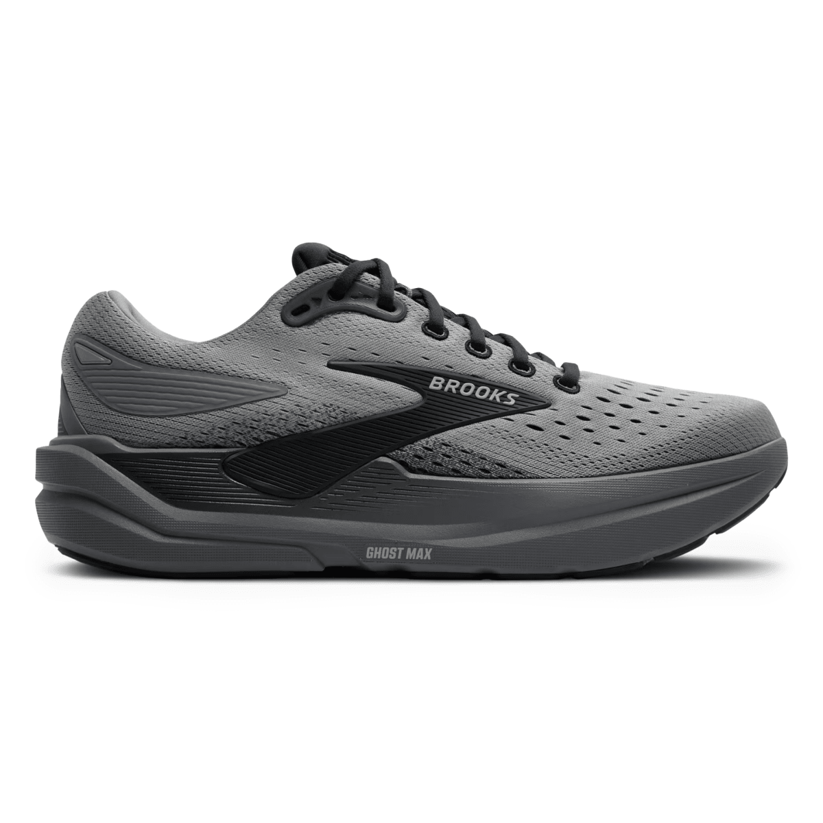 Brooks Men's Ghost Max 3 Primer Grey/Ebony - 11021311 - Tip Top Shoes of New York