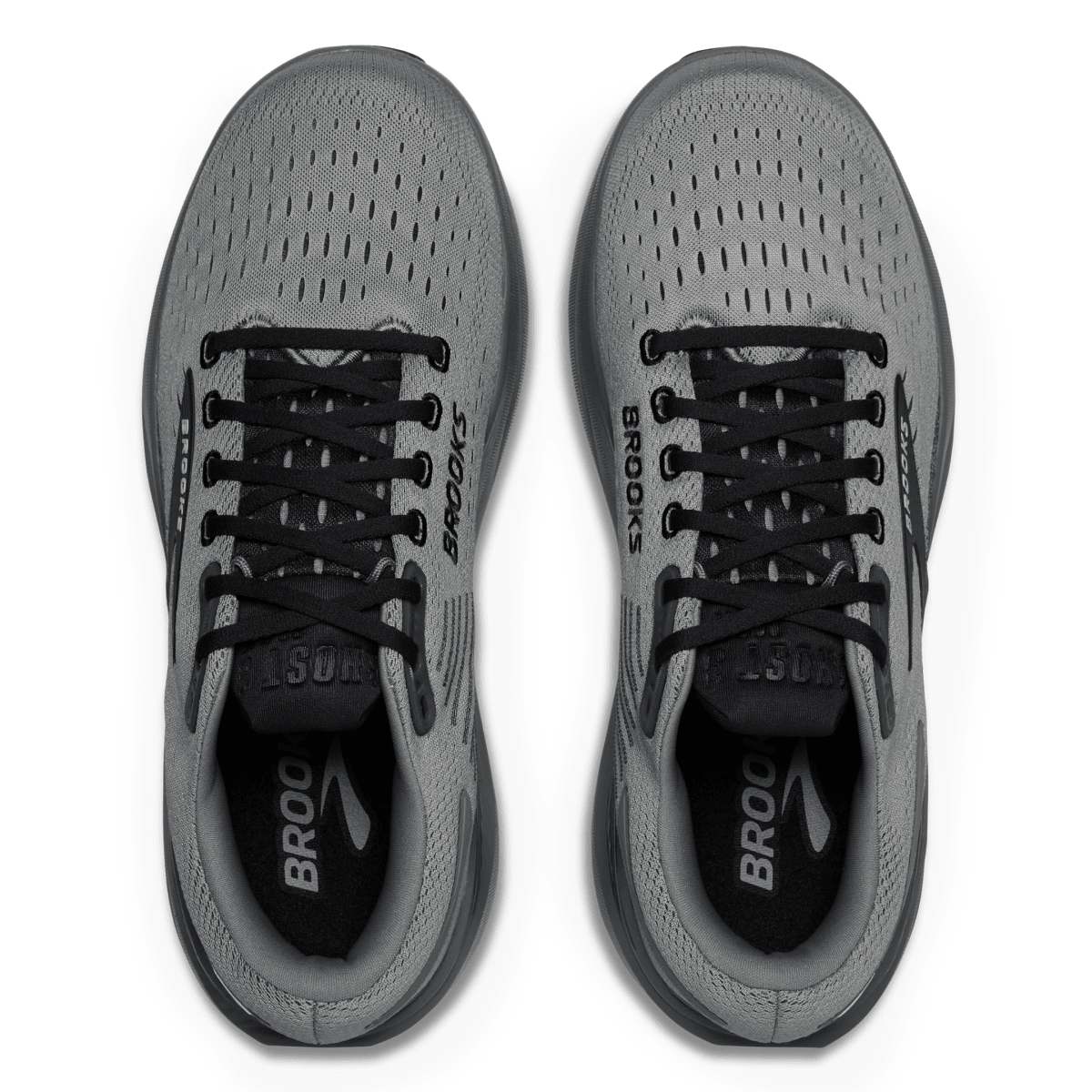 Brooks Men's Ghost Max 3 Primer Grey/Ebony - 11021311 - Tip Top Shoes of New York