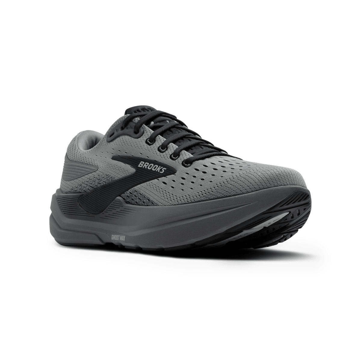 Brooks Men's Ghost Max 3 Primer Grey/Ebony - 11021311 - Tip Top Shoes of New York