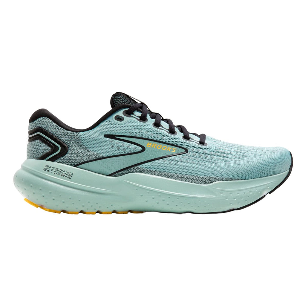 black and gold brooks shoes