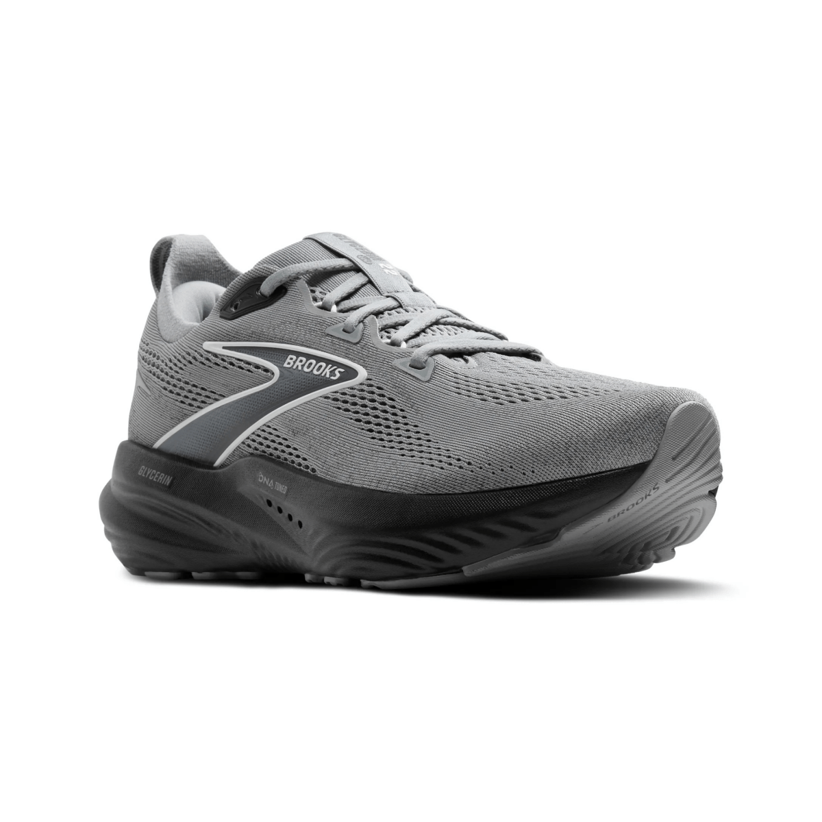 Brooks Men's Glycerine 22 Primer Gray/Ebony/Bluewash - 10058164 - Tip Top Shoes of New York