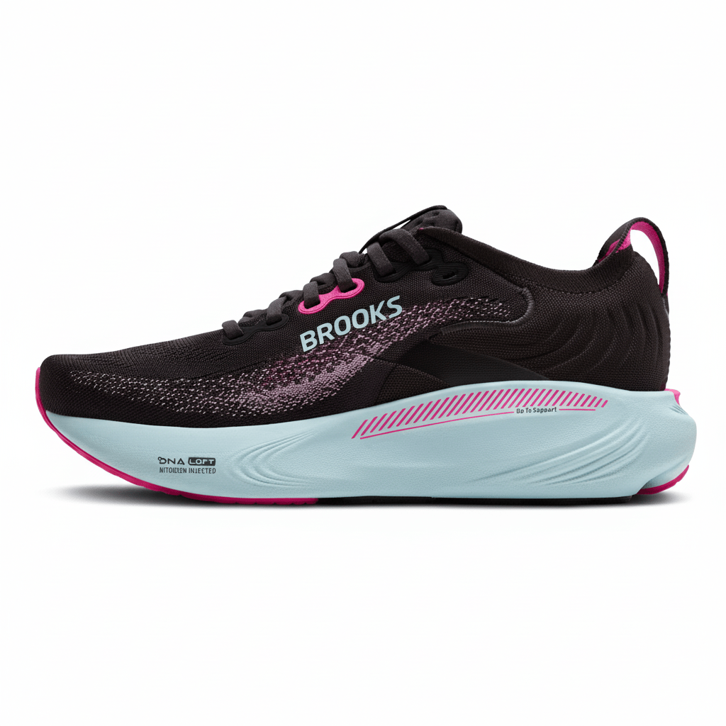 Brooks Women's Adrenaline GTS 25 Black/Cyber Pink/Iced Aqua - 11000947 - Tip Top Shoes of New York