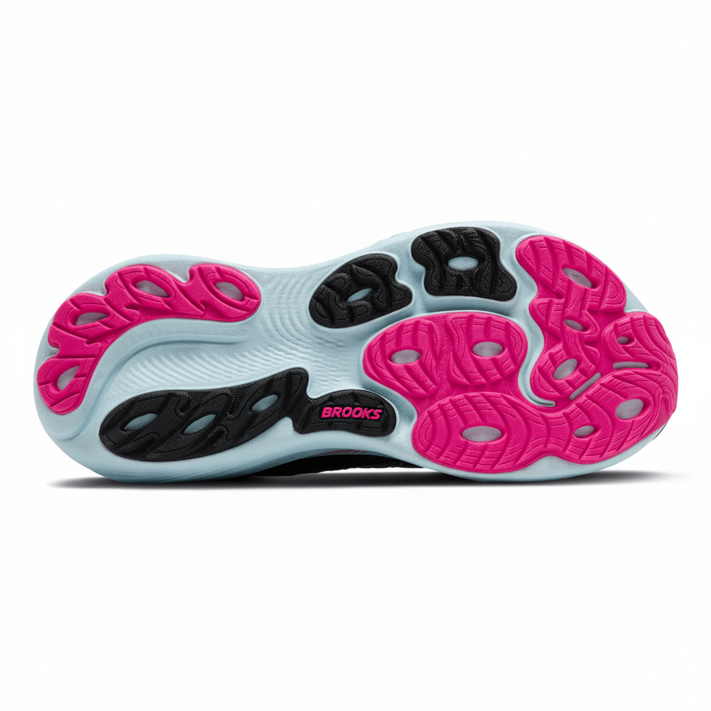 Brooks Women's Adrenaline GTS 25 Black/Cyber Pink/Iced Aqua - 11000947 - Tip Top Shoes of New York