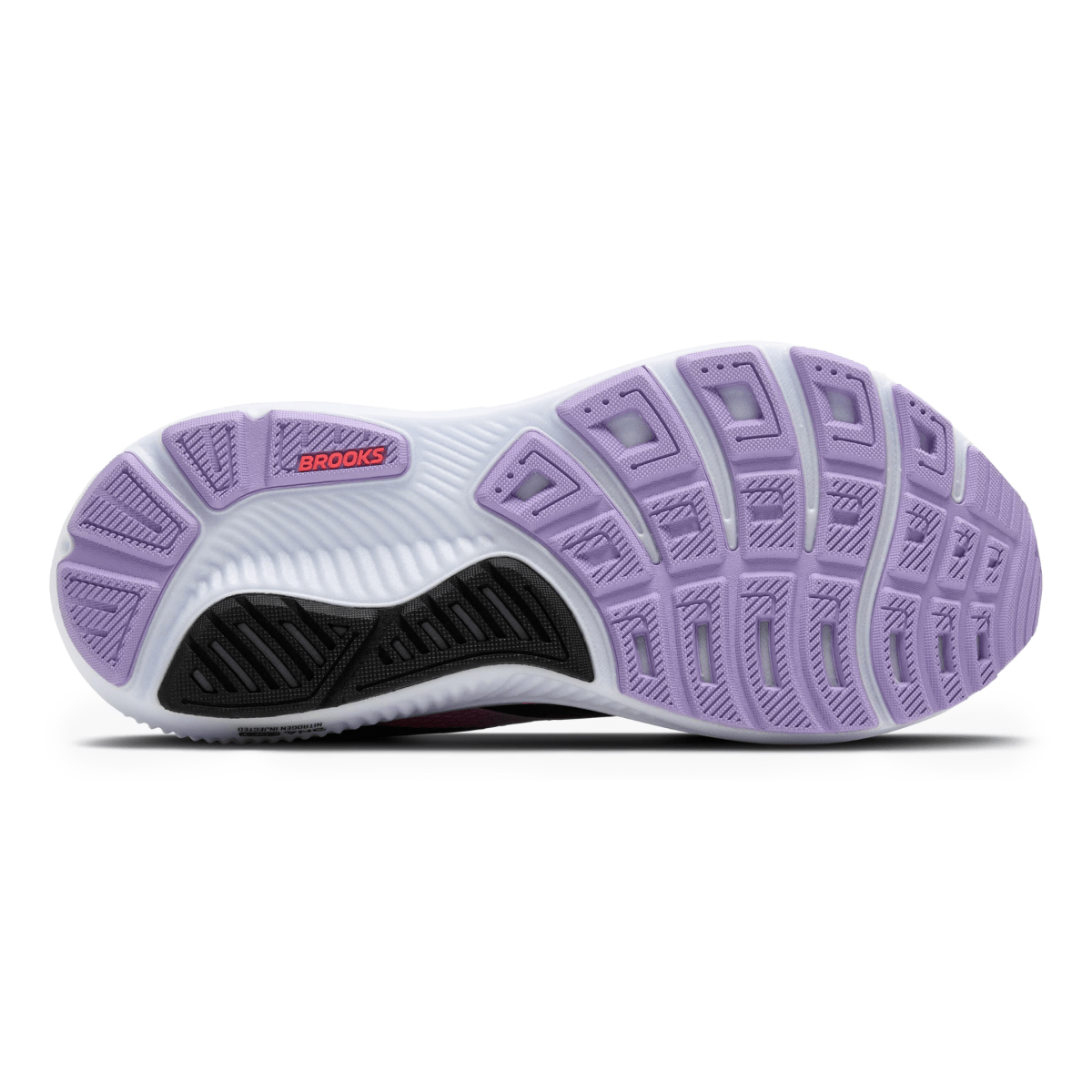 Brooks Women's Ghost 17 Black/Purple/Coral - 11021107 - Tip Top Shoes of New York