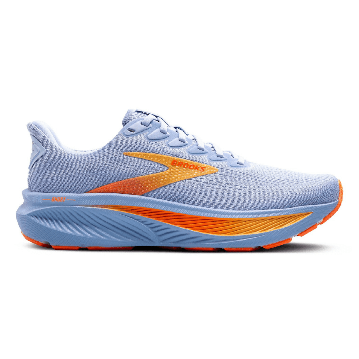 Brooks Women's Ghost 17 Blue Heron/White/Orange - 11000857 - Tip Top Shoes of New York