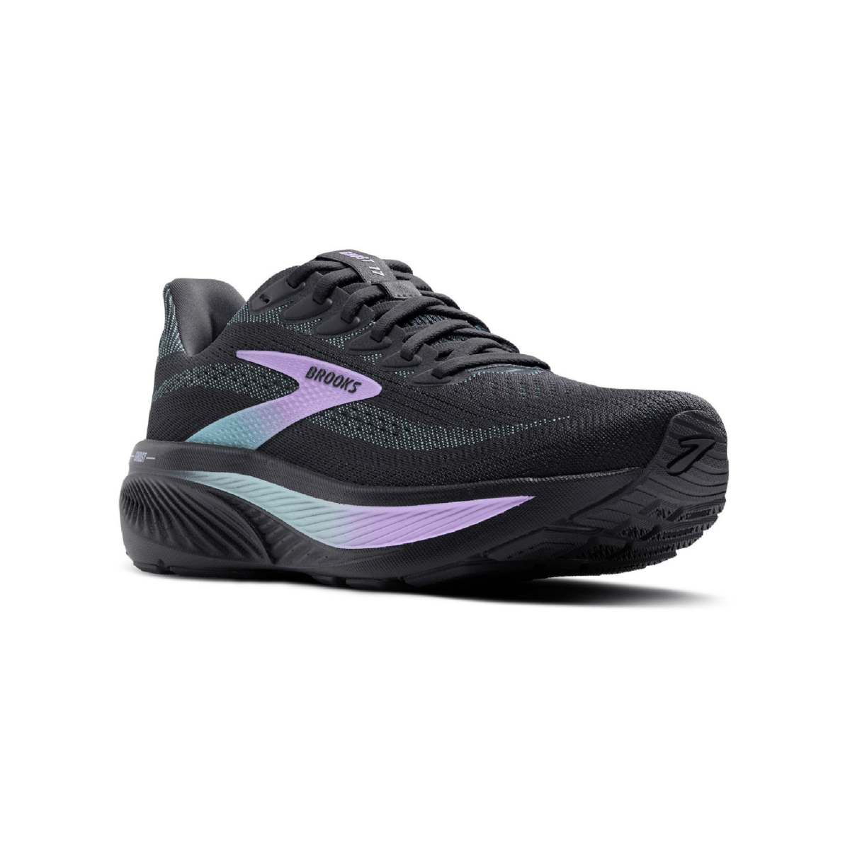 Brooks Women's Ghost 17 Grey/Clearwater/Purple - 11000779 - Tip Top Shoes of New York