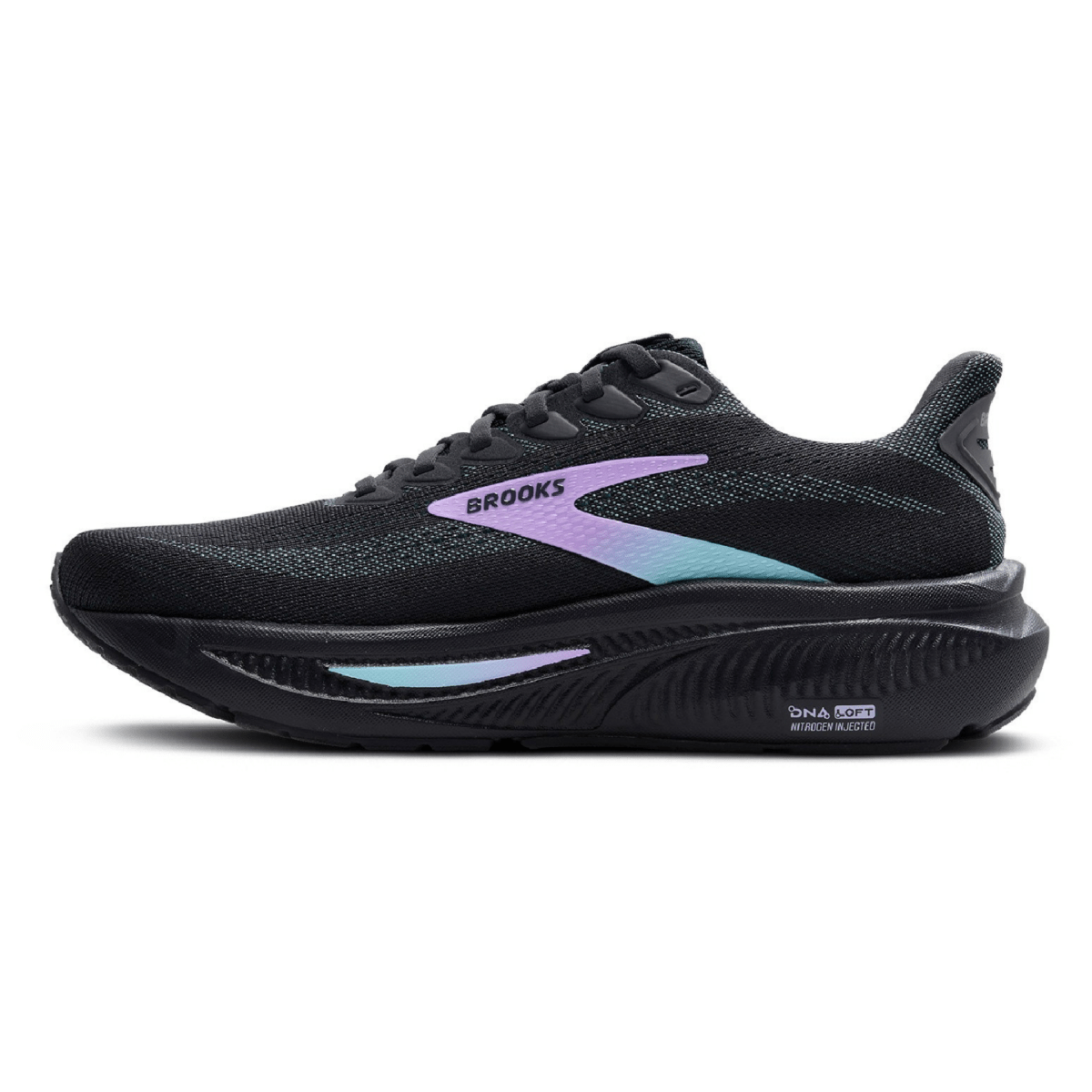 Brooks Women's Ghost 17 Grey/Clearwater/Purple - 11000779 - Tip Top Shoes of New York