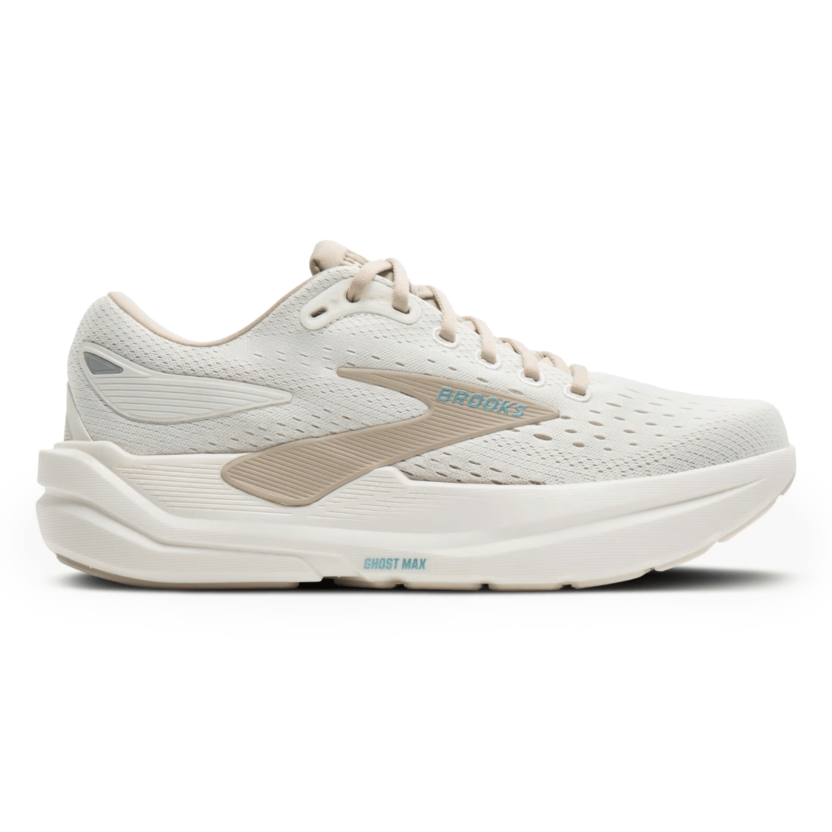 Brooks Women's Ghost Max 3 Coconut/Chateau Grey/Blue - 11032580 - Tip Top Shoes of New York