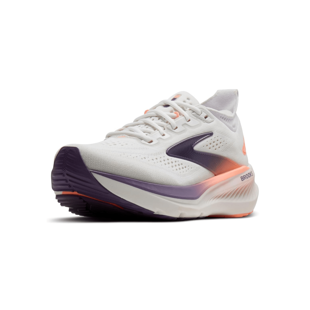 Brooks Women's Glycerin 23 White/Mulled Grape/Clear - 11021224 - Tip Top Shoes of New York