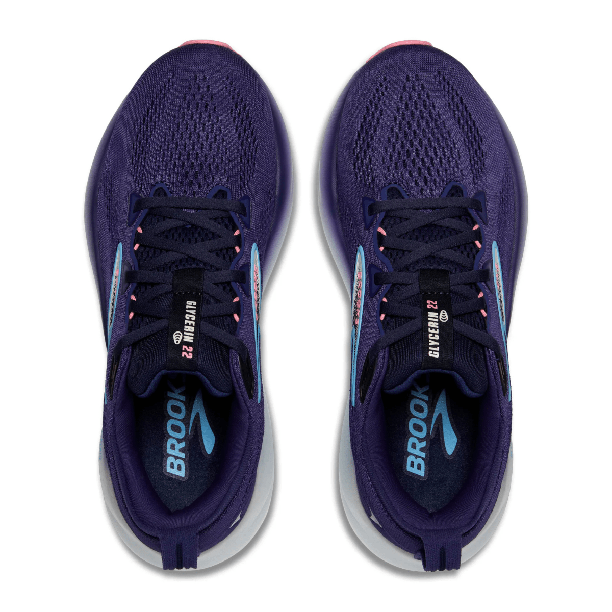 Brooks Women's Glycerine 22 Blue Ribbon/Peacoat/Dianthus - 10058099 - Tip Top Shoes of New York