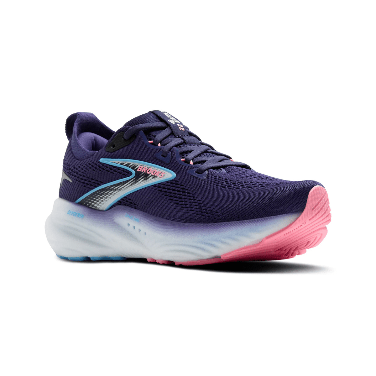 Brooks Women's Glycerine 22 Blue Ribbon/Peacoat/Dianthus - 10058099 - Tip Top Shoes of New York