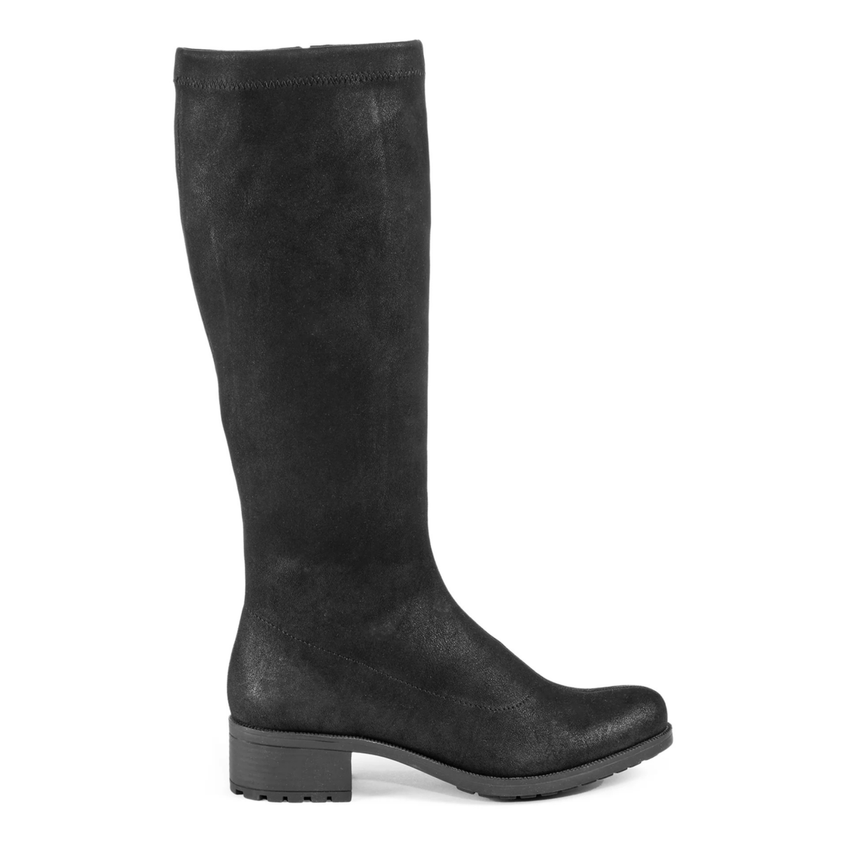 Bussola Women's Aaliyah Black Stretch Suede - 9025400 - Tip Top Shoes of New York