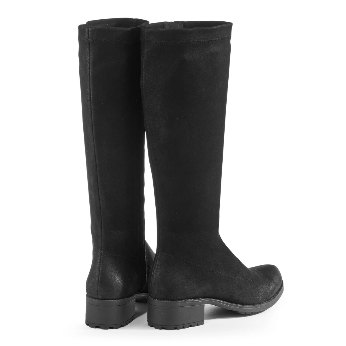 Bussola Women's Aaliyah Black Stretch Suede - 9025400 - Tip Top Shoes of New York