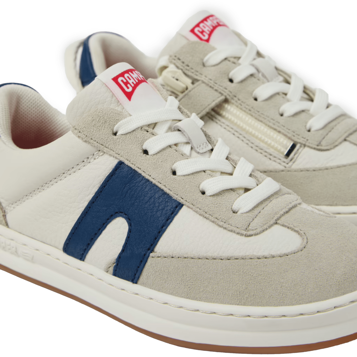 Camper Boys Runner White/Blue Nubuck - 1106515 - Tip Top Shoes of New York
