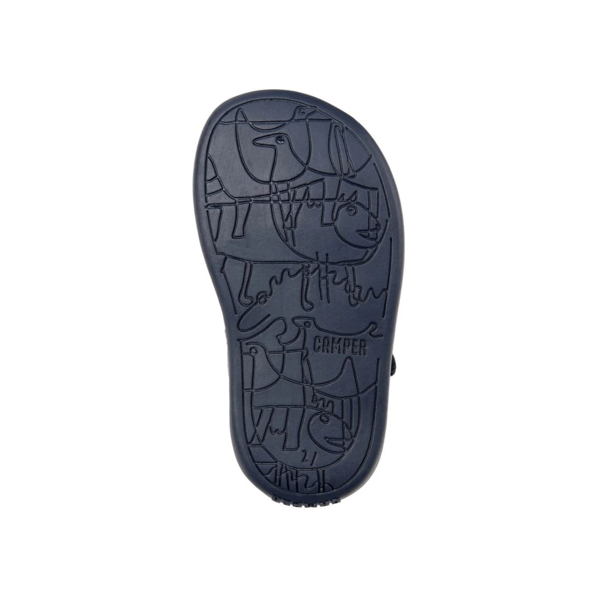 Camper Toddlers' Bicho Navy Leather Fisherman - 1094541 - Tip Top Shoes of New York