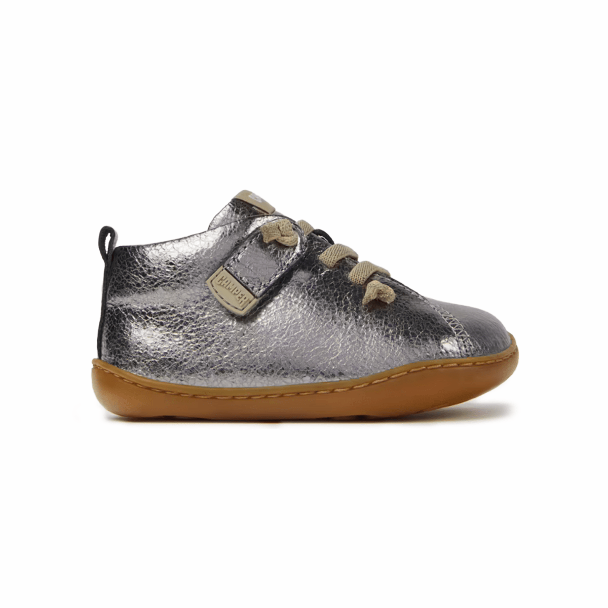 Camper Toddlers' (Sizes 21 - 23) Peu Cami Silver Leather - 1099752 - Tip Top Shoes of New York