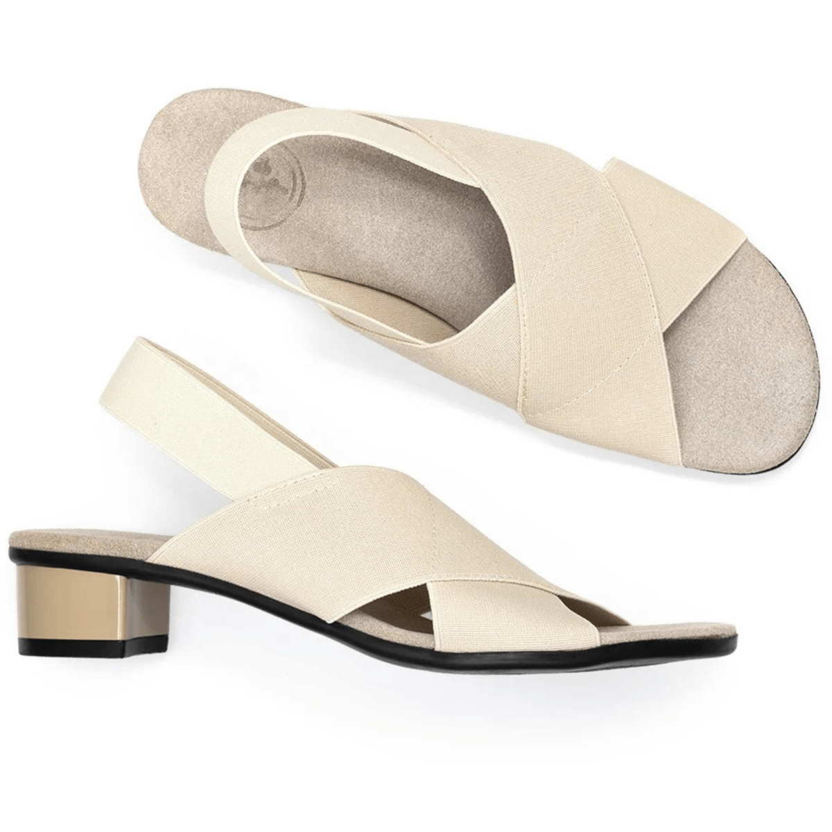 Charleston Shoe Co. Women's Alhambra Pearl Linen - 9023159 - Tip Top Shoes of New York