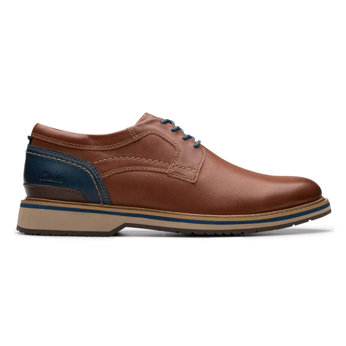 Clarks Men's Monahan Plain Tan Leather - 9032403 - Tip Top Shoes of New York