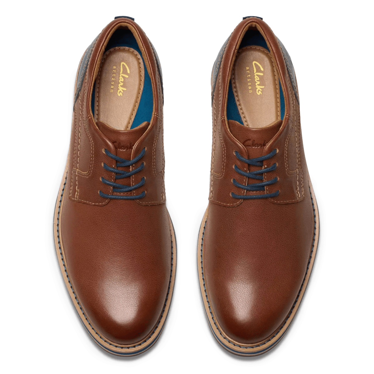 Clarks Men's Monahan Plain Tan Leather - 9032403 - Tip Top Shoes of New York