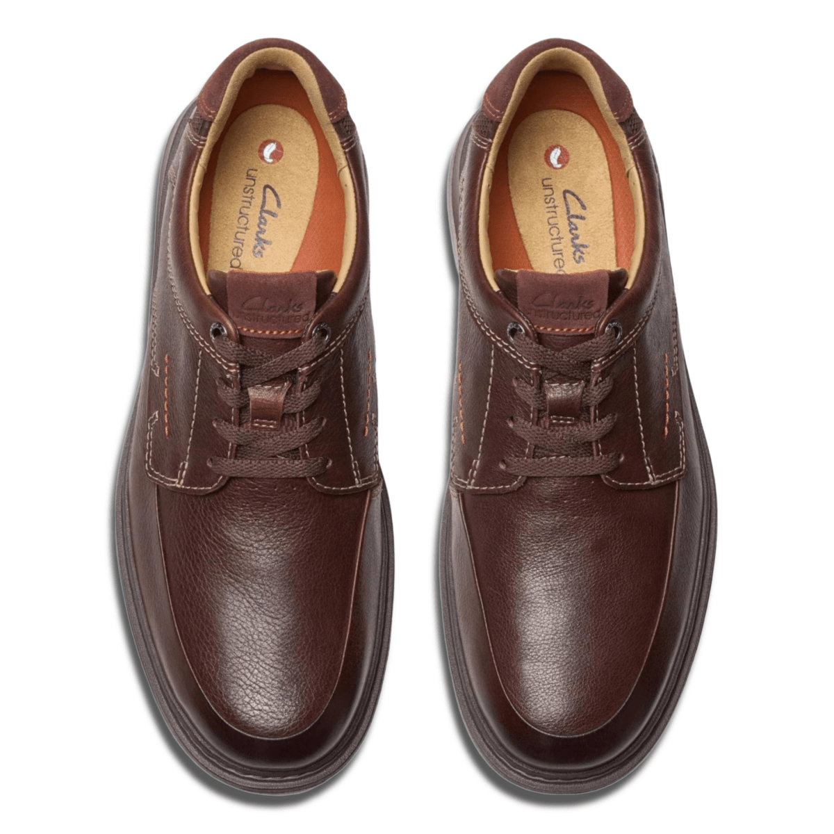Clarks Men's Un Briley Lace Mahogany Leather - 3018232 - Tip Top Shoes of New York