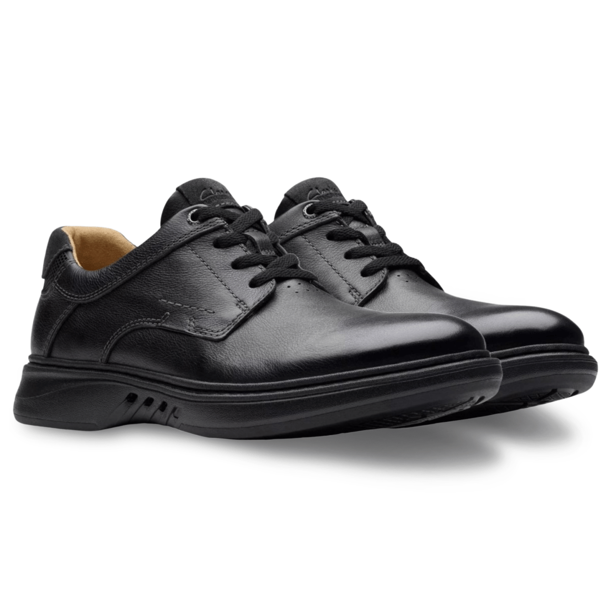 Clarks Men's Un Briley Pace Black Leather - 3018191 - Tip Top Shoes of New York