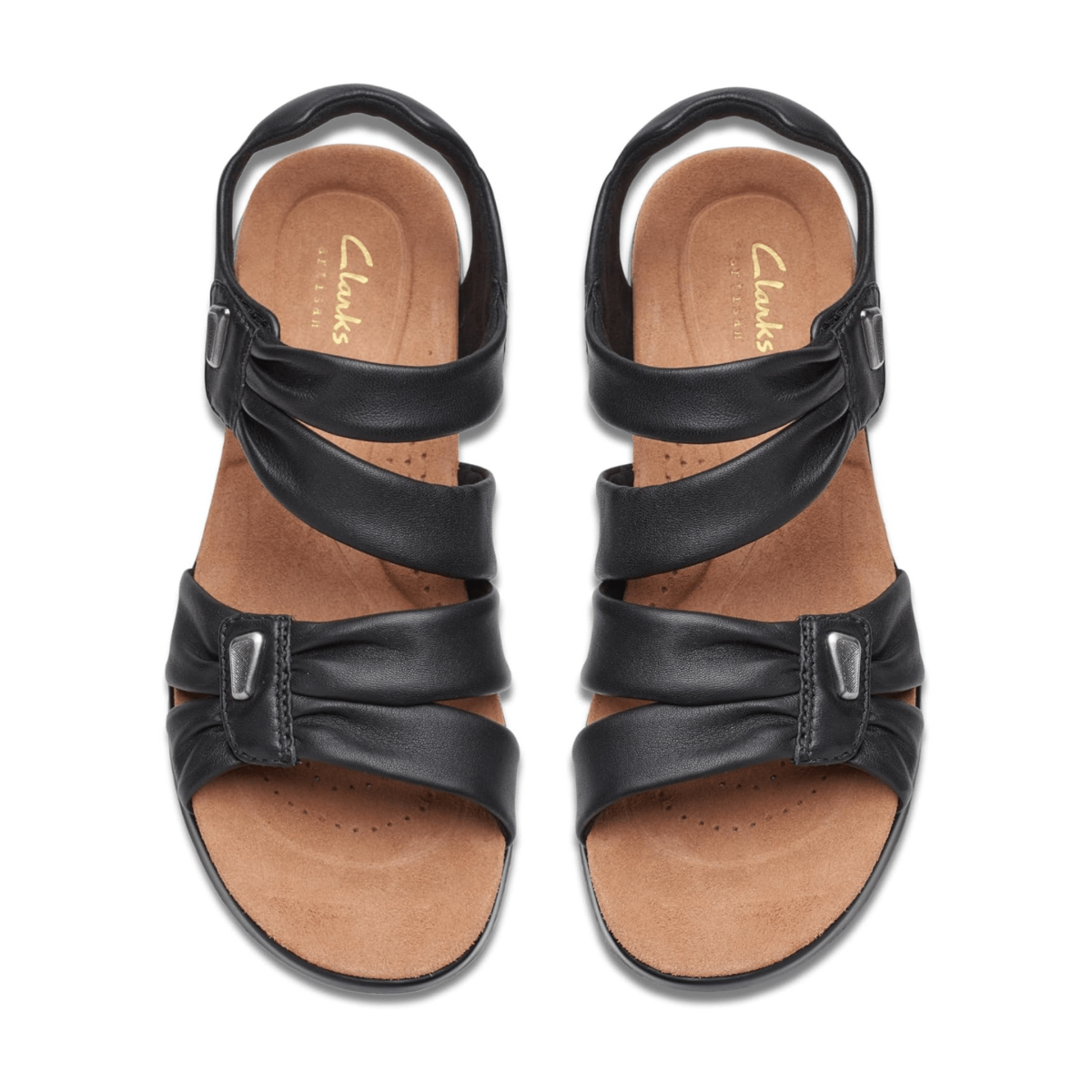 Clarks Women's Kitly Ave Black Leather - 9022267 - Tip Top Shoes of New York