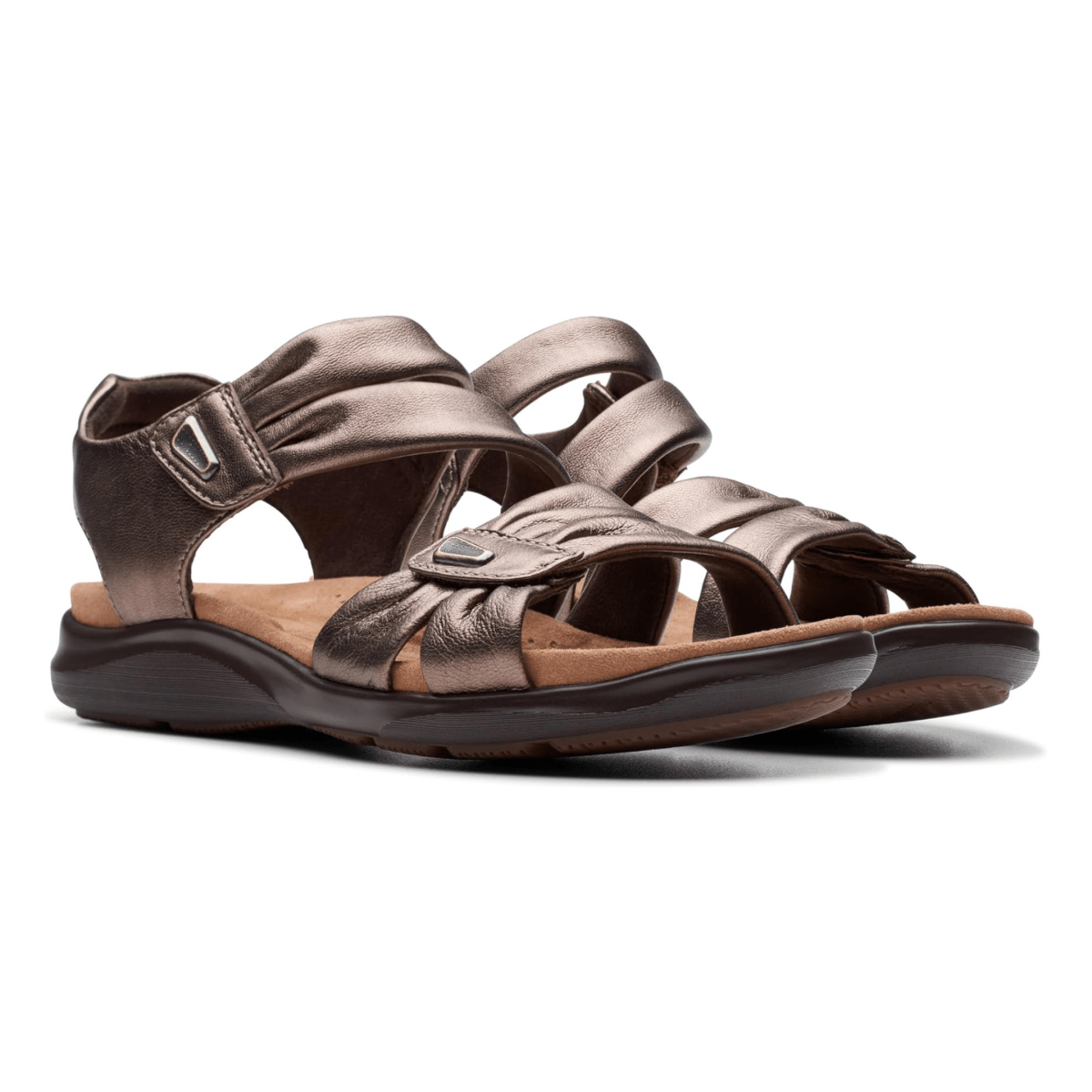 Clarks Women's Kitly Ave Bronze Leather - 9022292 - Tip Top Shoes of New York