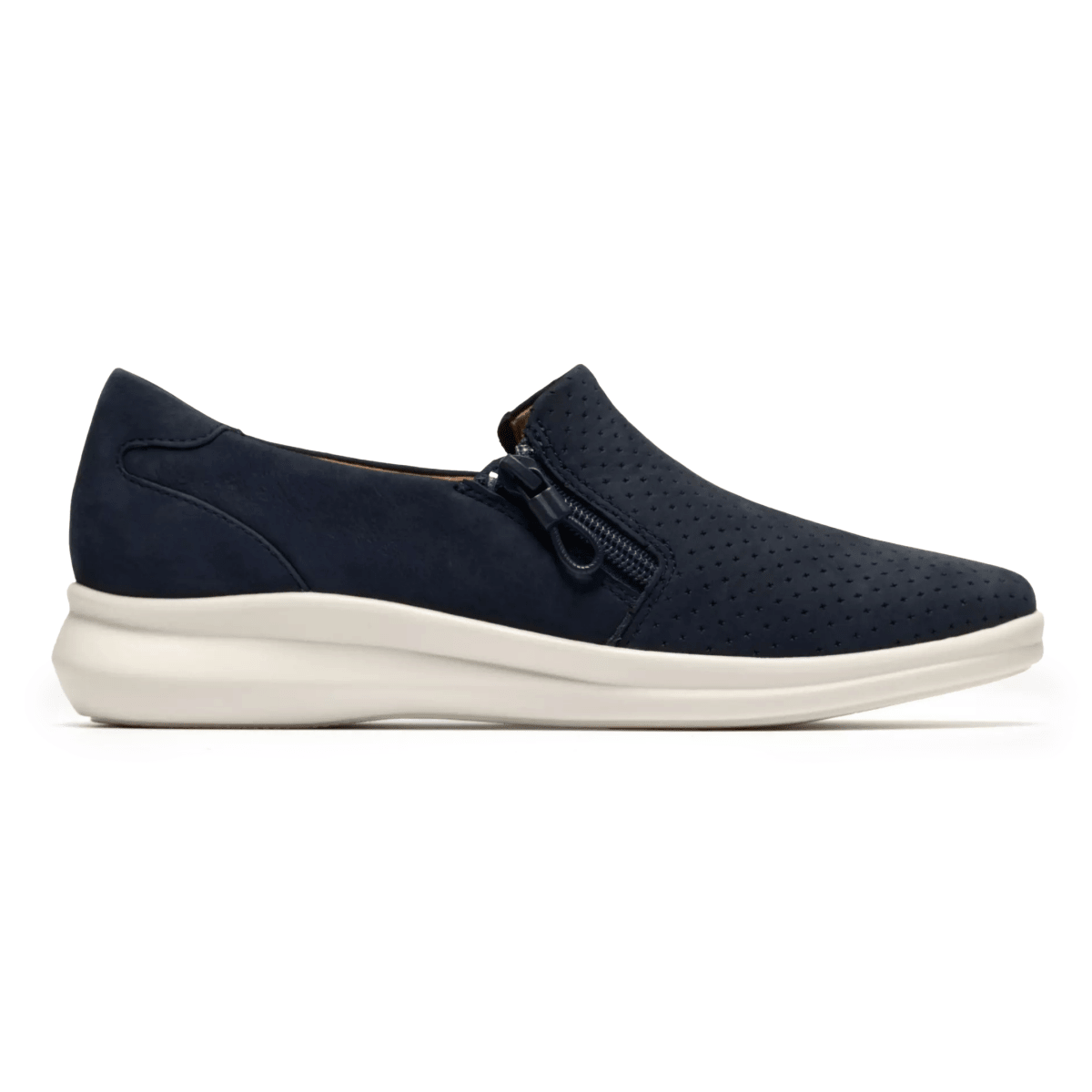 Clarks Women's Lynell Sky Navy Nubuck - 9032358 - Tip Top Shoes of New York