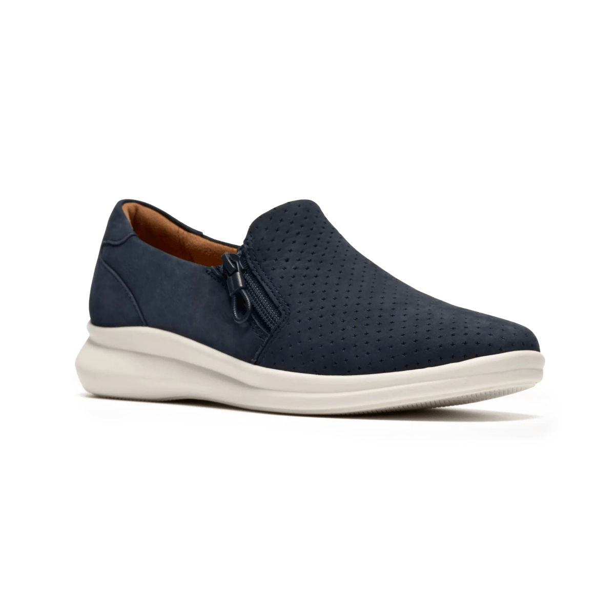 Clarks Women's Lynell Sky Navy Nubuck - 9032358 - Tip Top Shoes of New York