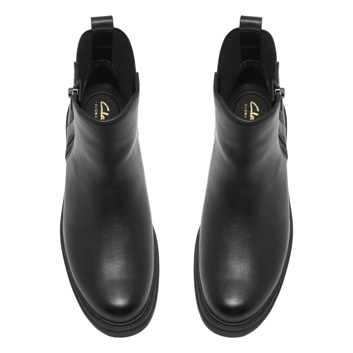 Clarks Women's Orinoco 3 Black Leather Waterproof - 9036201 - Tip Top Shoes of New York