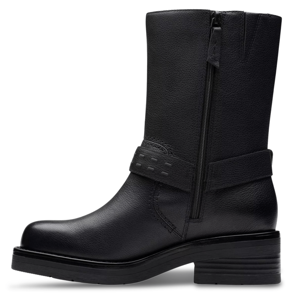 Clarks Women's Rebelle Up Black Leather - 3018279 - Tip Top Shoes of New York