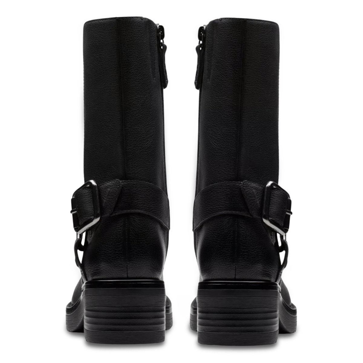 Clarks Women's Rebelle Up Black Leather - 3018279 - Tip Top Shoes of New York