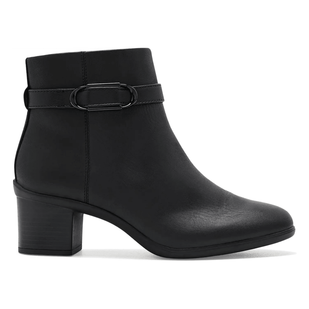 Clarks Women's Shaya Black Leather Waterproof - 9036222 - Tip Top Shoes of New York
