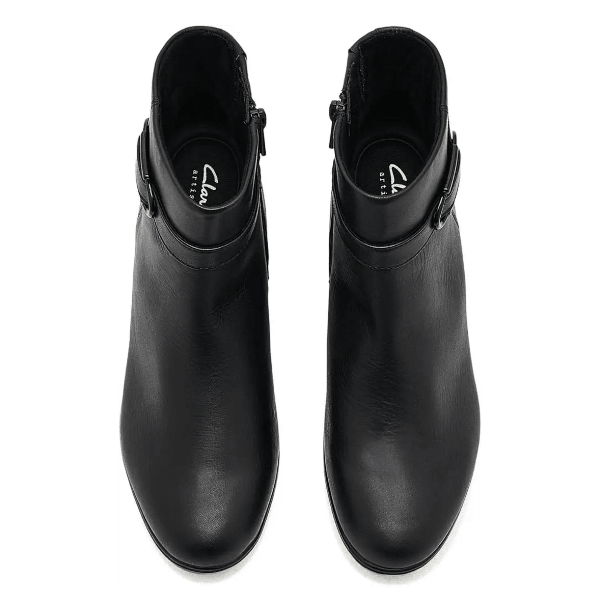 Clarks Women's Shaya Black Leather Waterproof - 9036222 - Tip Top Shoes of New York