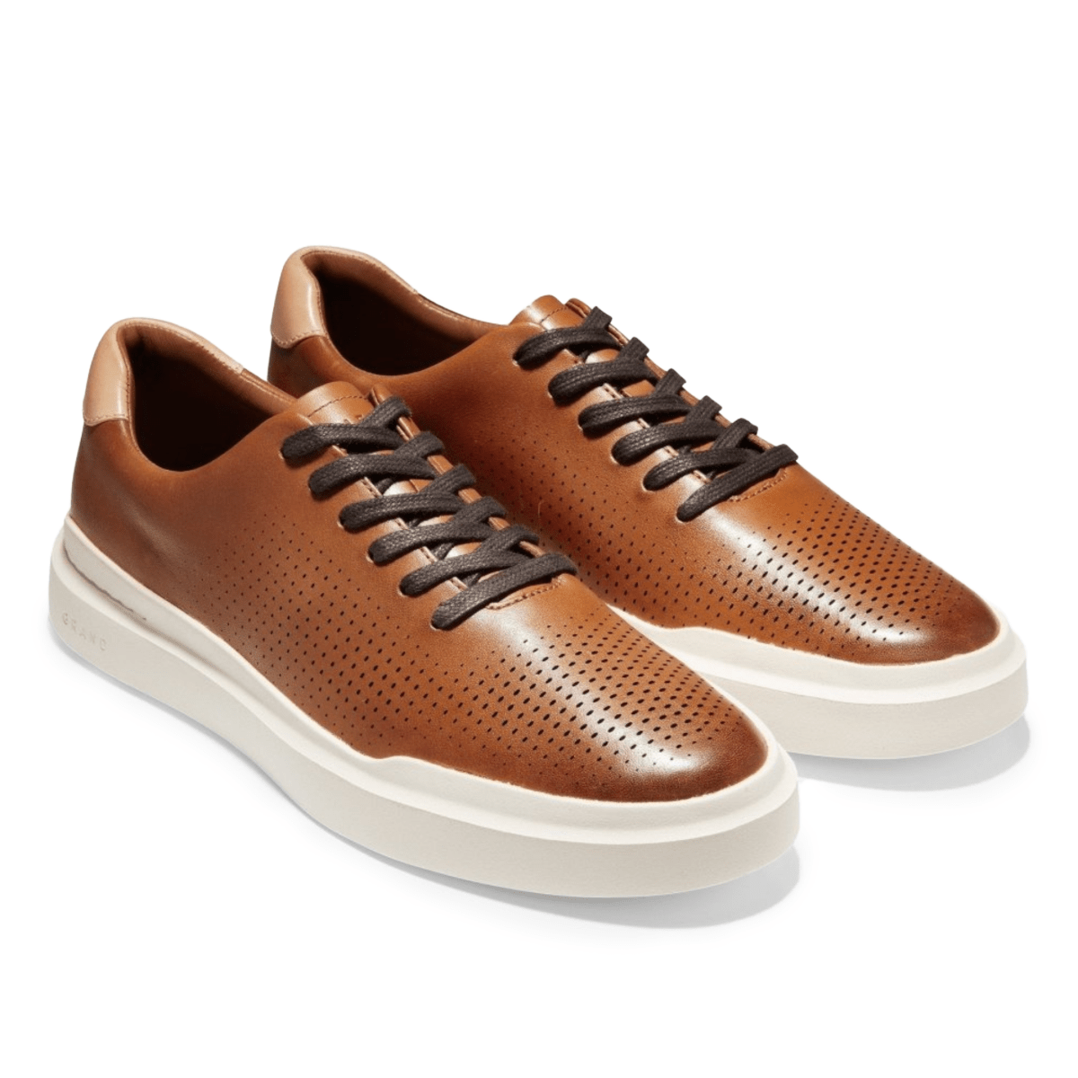 Cole Haan Men's GrandPro Rally Lazer Cut Tan Leather - 990851 - Tip Top Shoes of New York