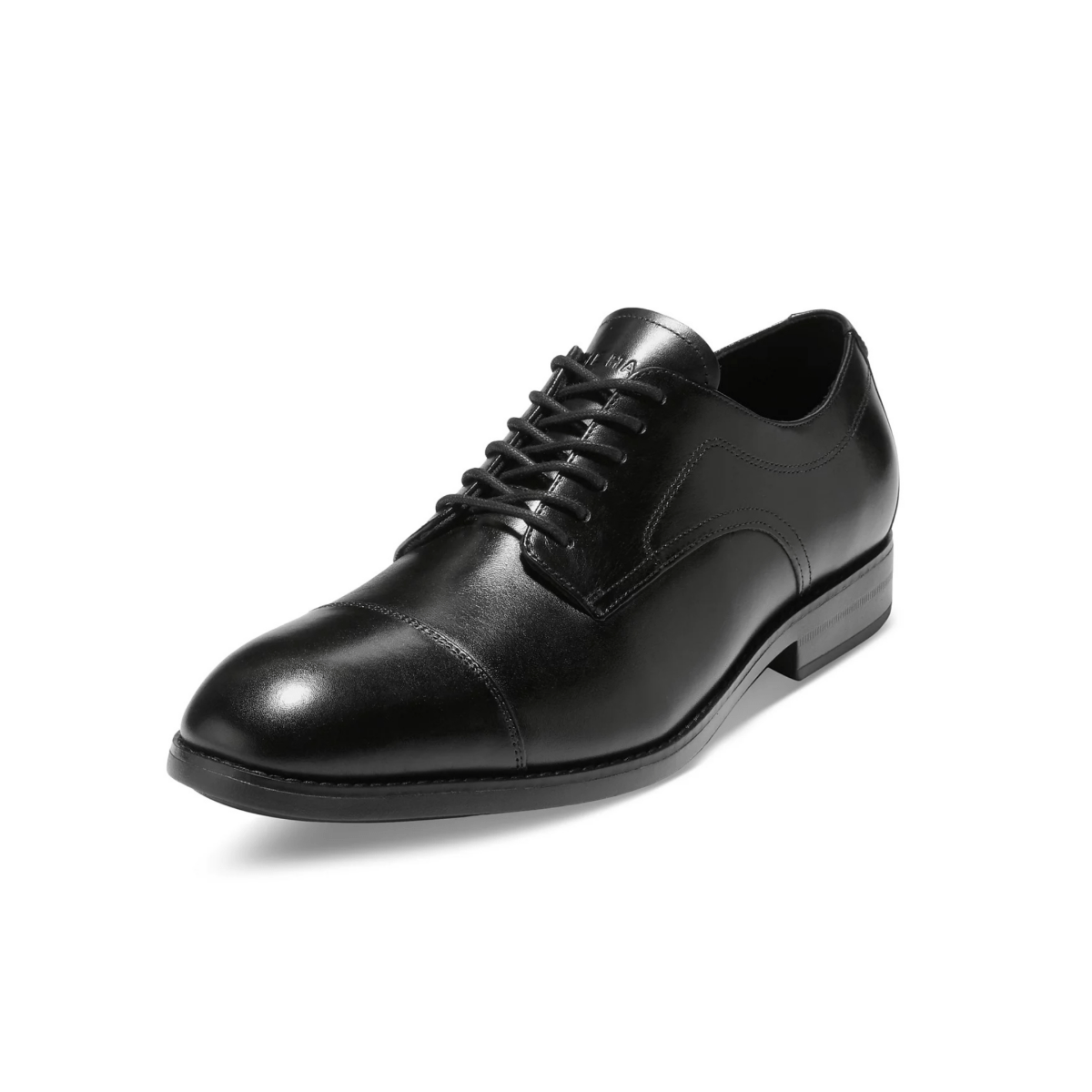Cole Haan Men's Harmon Grand Cap Toe Oxford Black Leather - 9027339 - Tip Top Shoes of New York