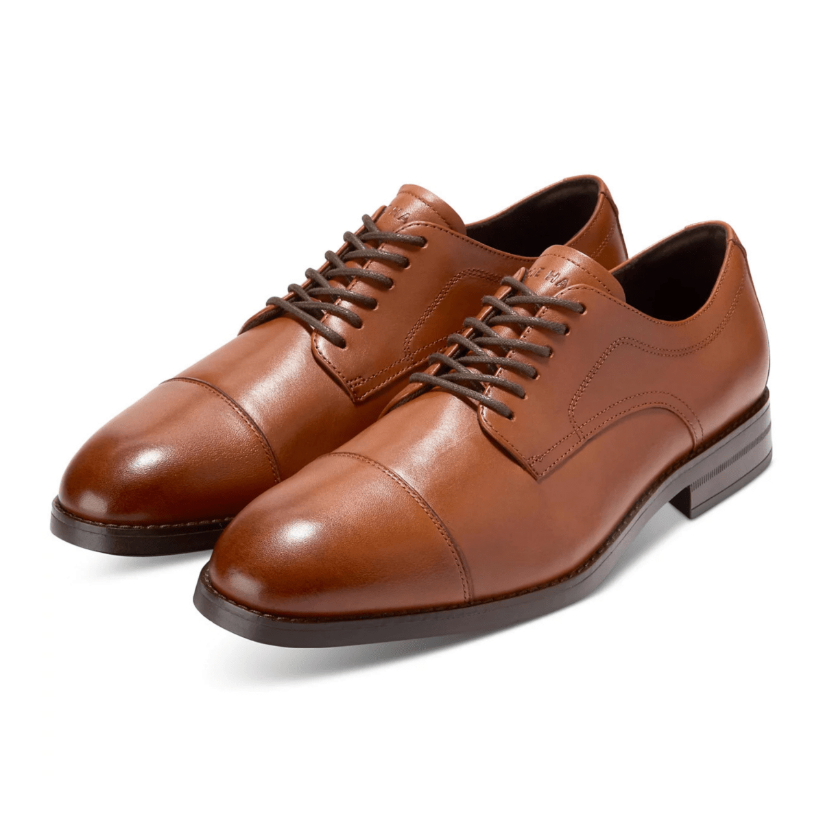 cole haan men's brown dress shoes Cole Haan Men's Ledley Grand Cap Toe Oxford Shoes - British Tan